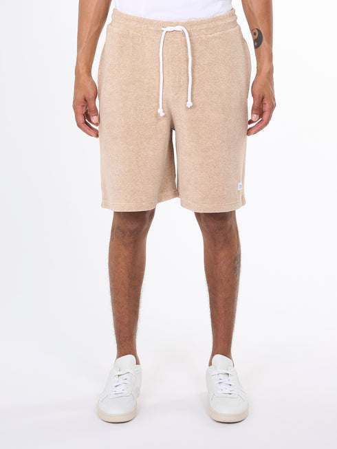 Kenntnisgecotton Bekleidung - lässige Terry -Shorts - Gots/Vegan - Safari